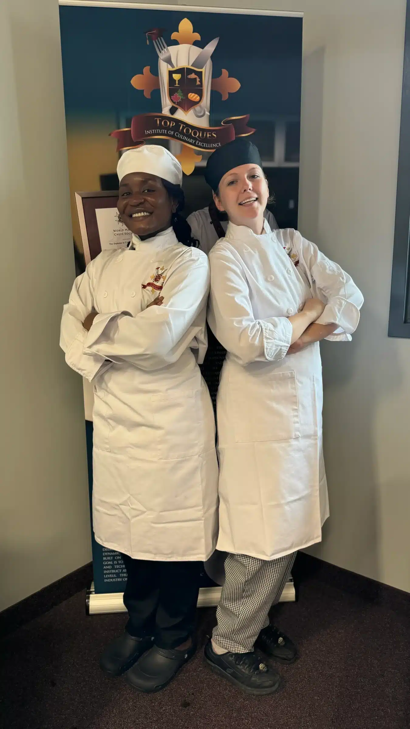 Hillary Masha and Gabrielle Cow - Image - Top Toques Institute of Culinary Excellence